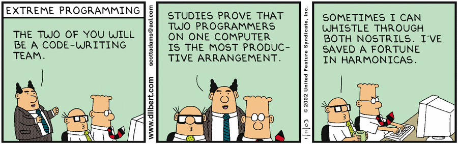 l'Extreme Programming secondo Dilbert